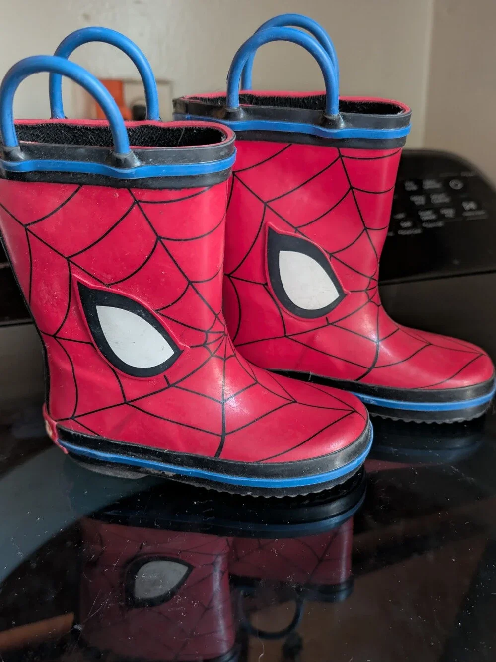 Marvel Kids Red Spider-Man Rain Boots